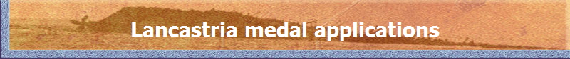 Lancastria medal applications