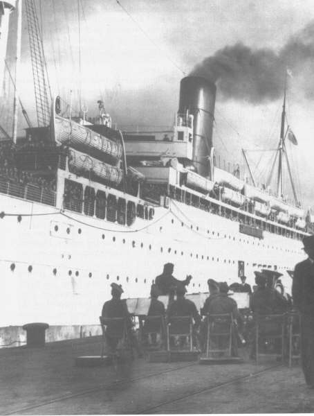 Lancastria at Greenock