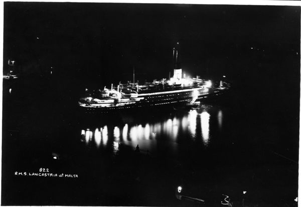 Lancastria at night