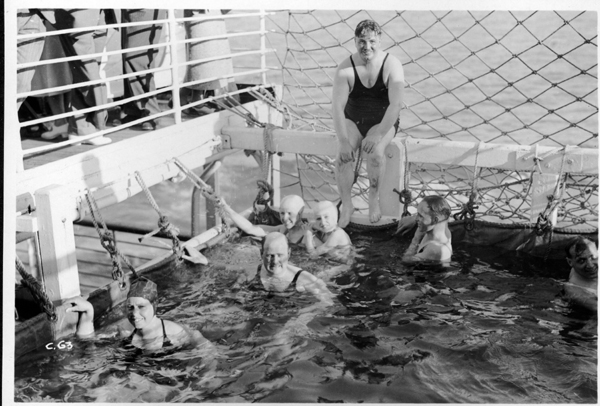 swimming passengers lancastria galipoli veterans 1936323