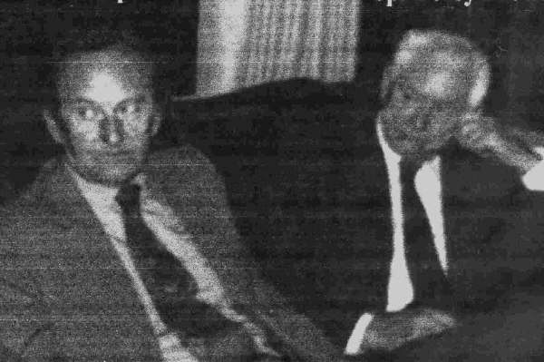Charles 'Chick' Napier and Percy Brown 1976